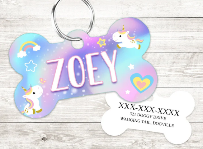 Personalized dog tag