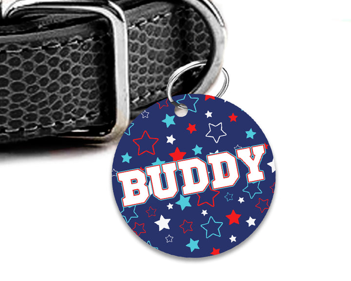 Pet ID Tag | Americana Stars