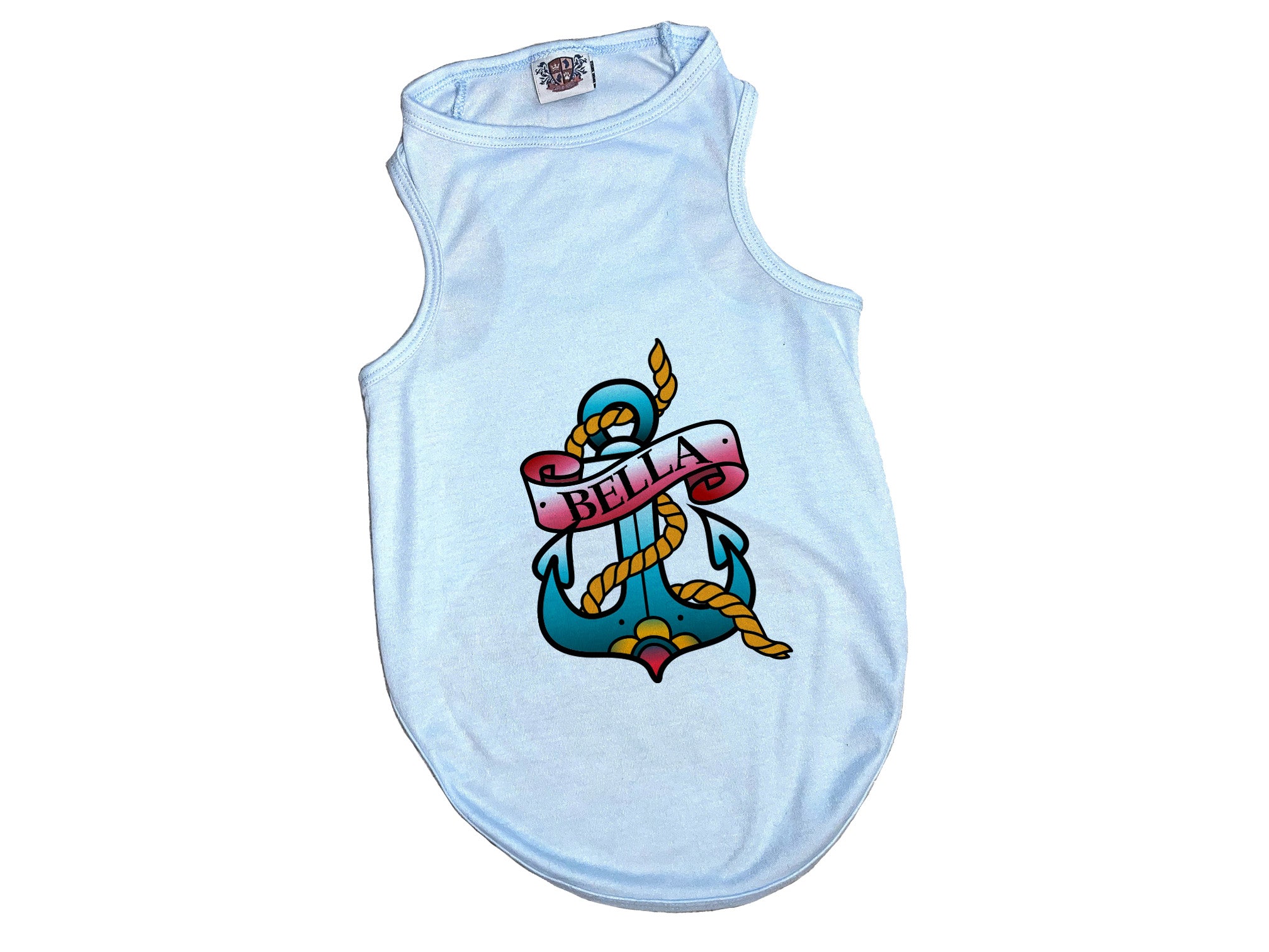 Personalized Anchor Tattoo Tee | 3 Color Choices