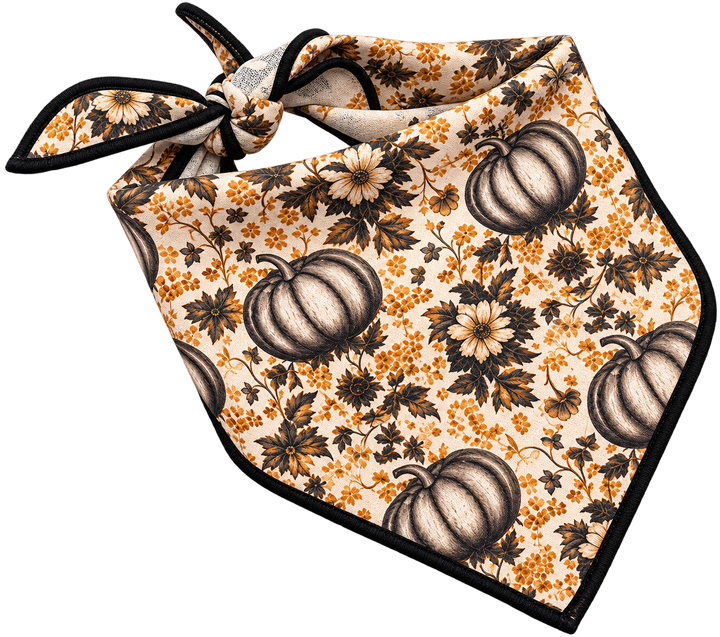 Vintage Gourd Floral Bandana