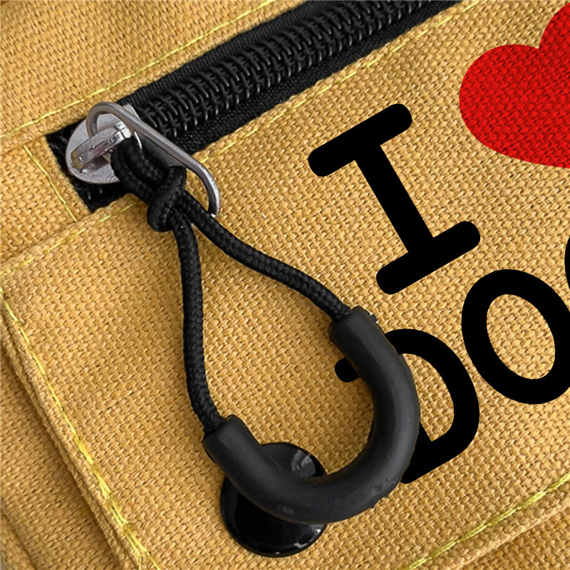 I Love Dogs Marigold Crossbody Bag