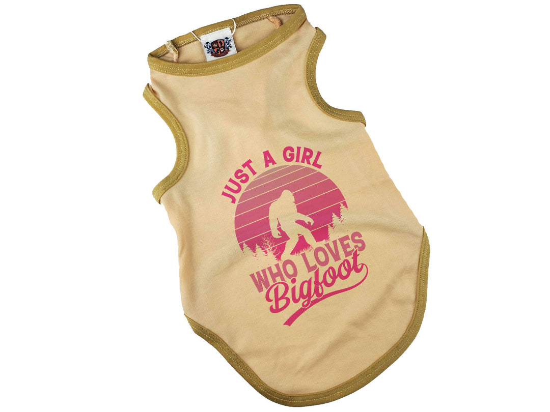 Just A Girl Who Loves Bigfoot Tee | Two Color Choices
