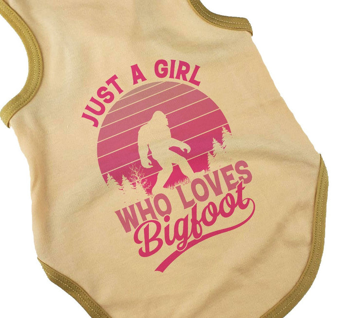 Just A Girl Who Loves Bigfoot Tee | Two Color Choices