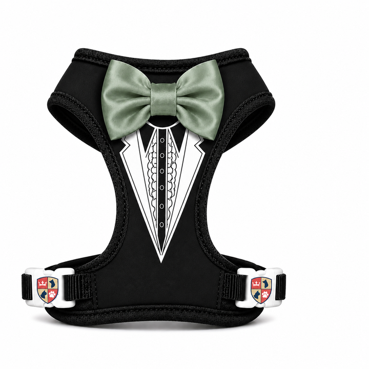Groove Tuxedo Harness in Black | 30 Bowtie Color Options