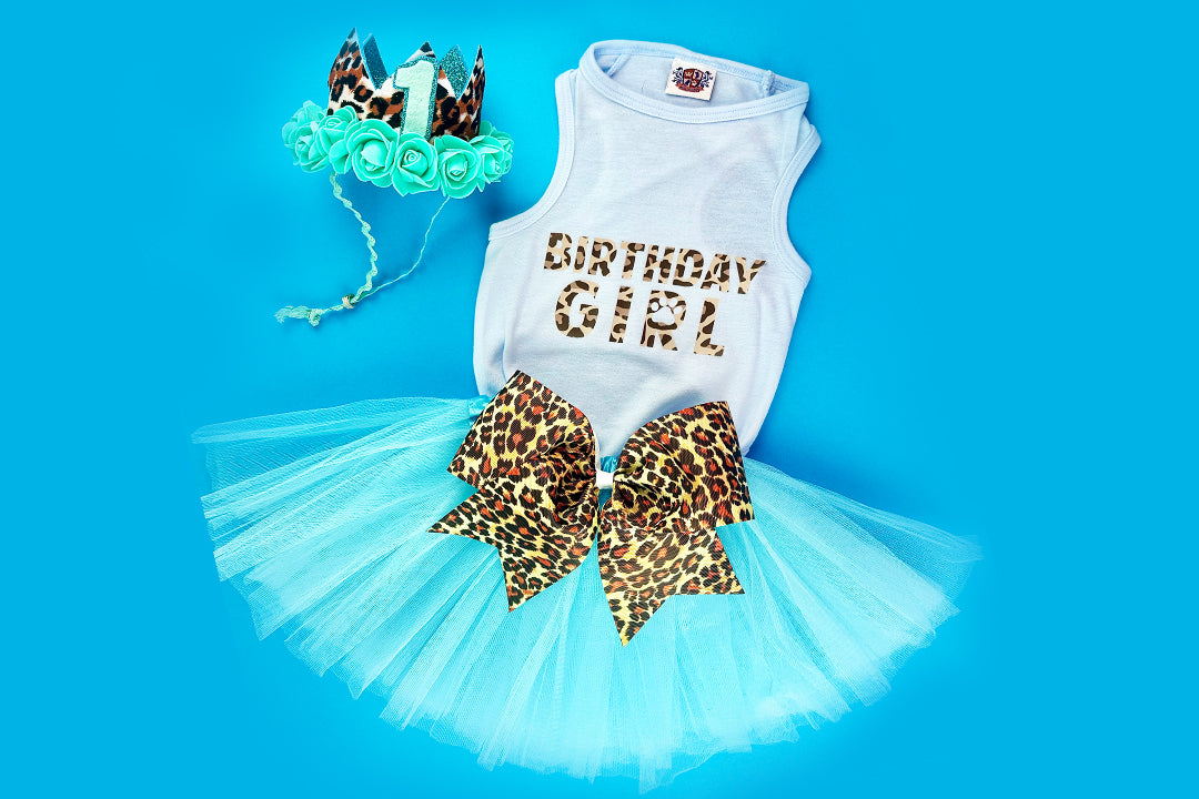Birthday Girl Outfit | The Aqua Blue Cheetah