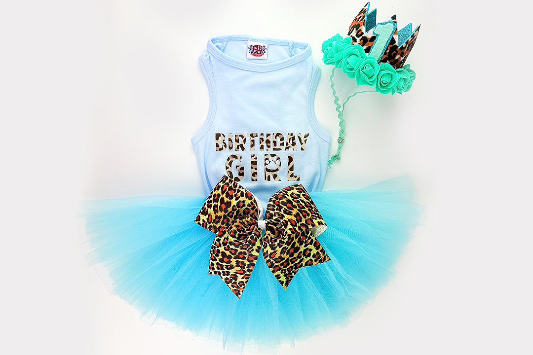 Birthday Girl Outfit | The Aqua Blue Cheetah