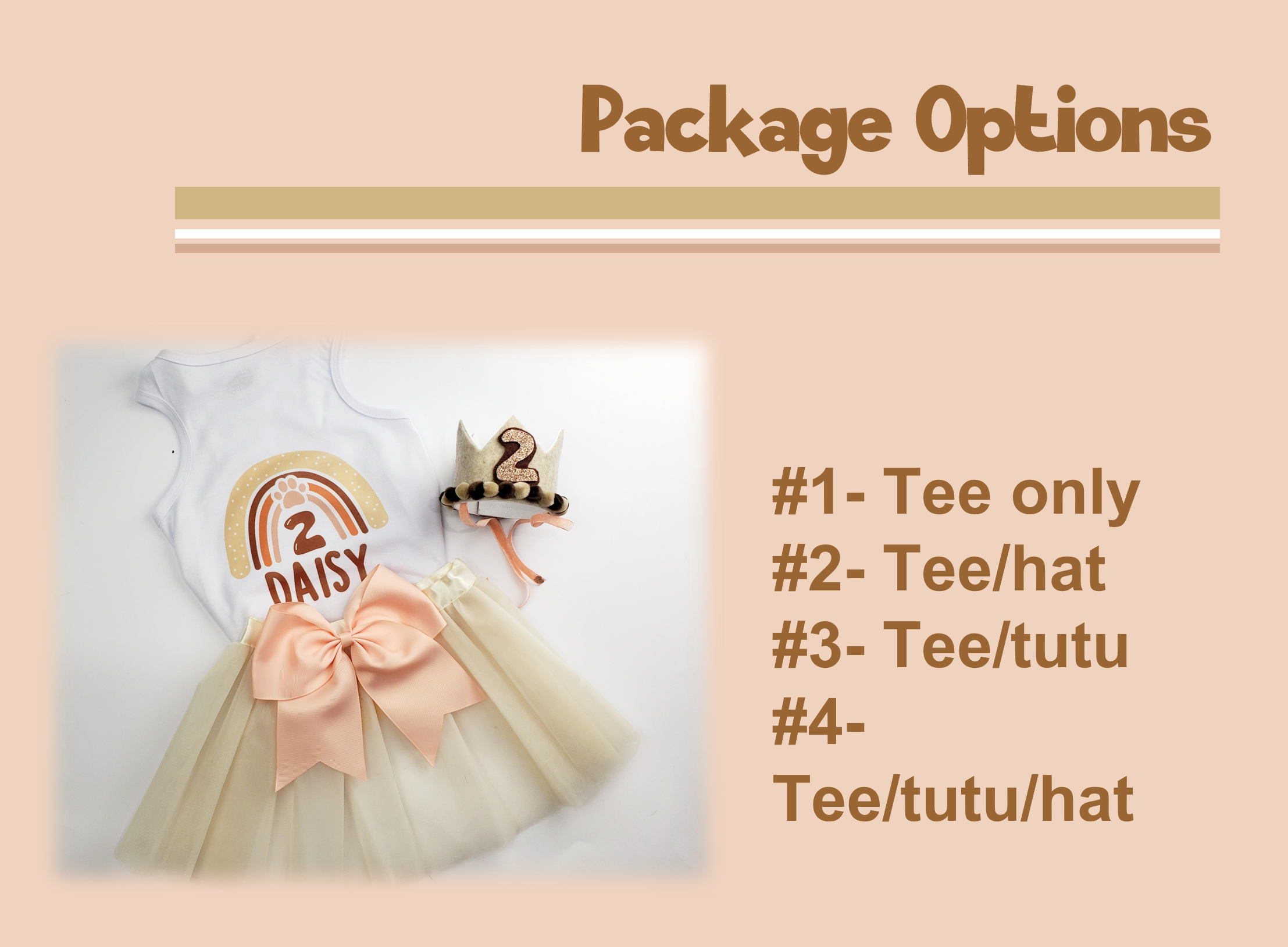 Boho Birthday Dog Outfit