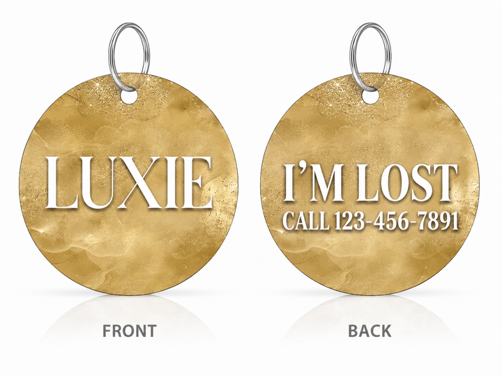 Collar | Gold Croc
