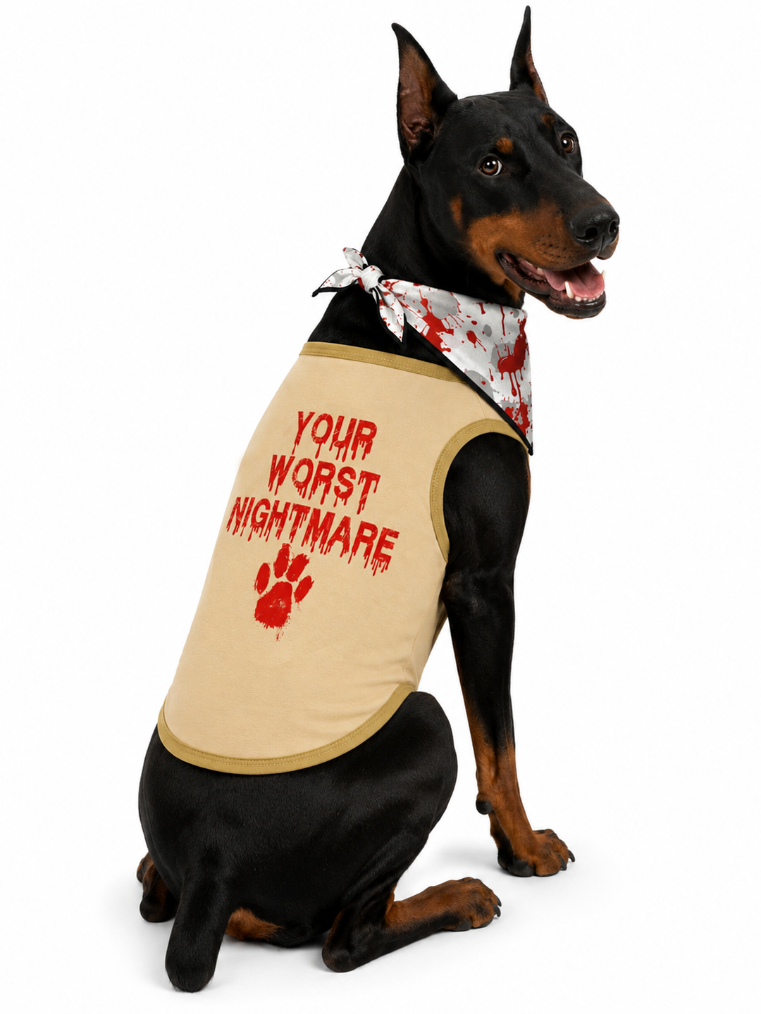 Halloween Dog Bandana Costume | Your Worst Nightmare