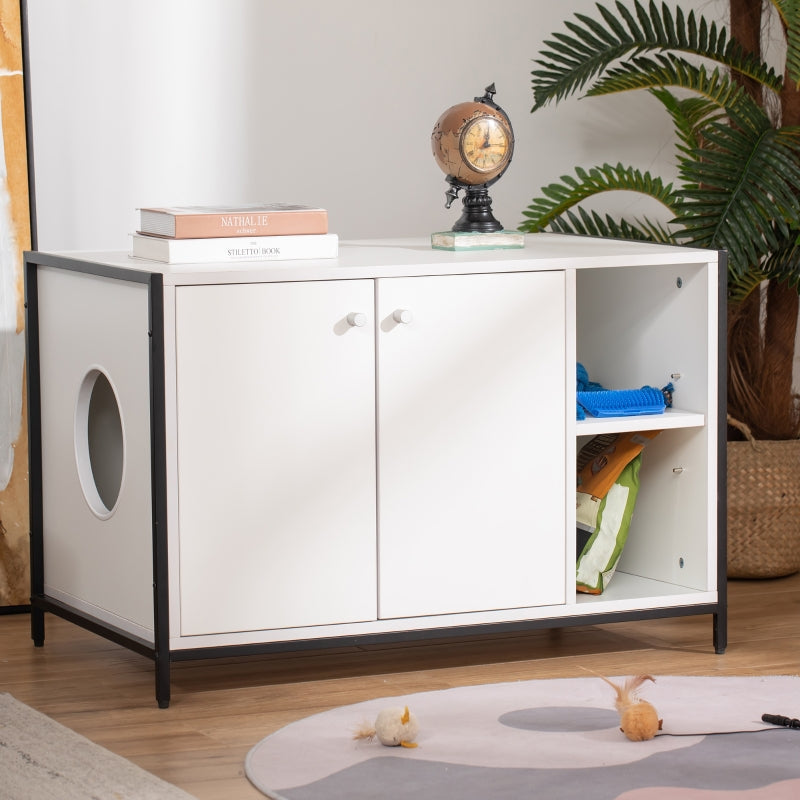 Hidden Cat Litter Box Enclosure