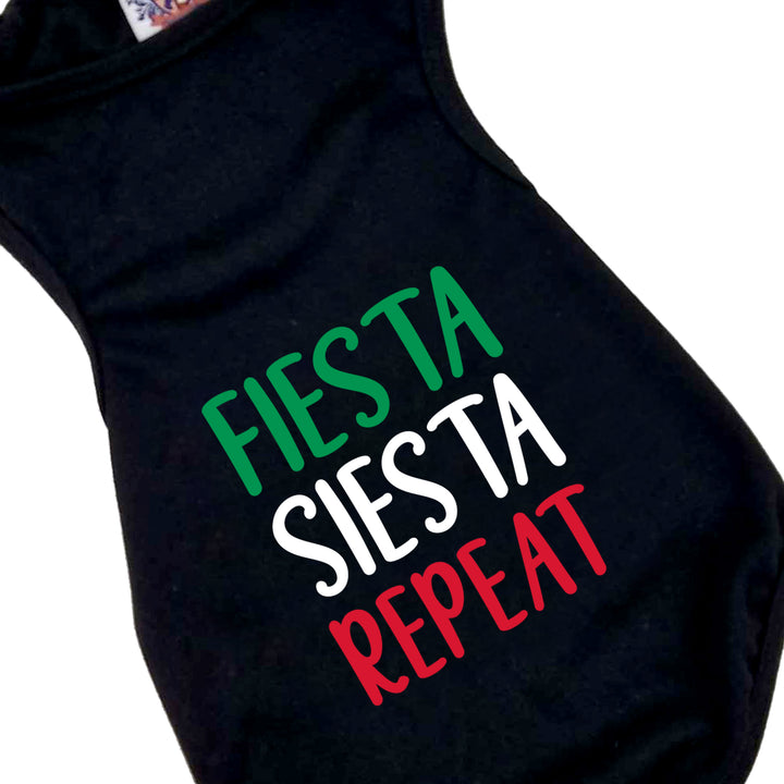 Fiesta Siesta Repeat Dog Tee