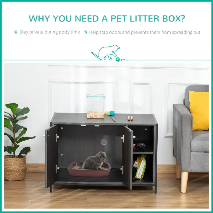 Hidden Cat Litter Box Enclosure