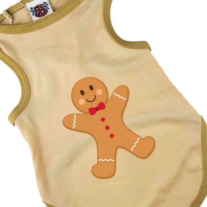 Holiday Dog Shirt | Gingerbread Boy