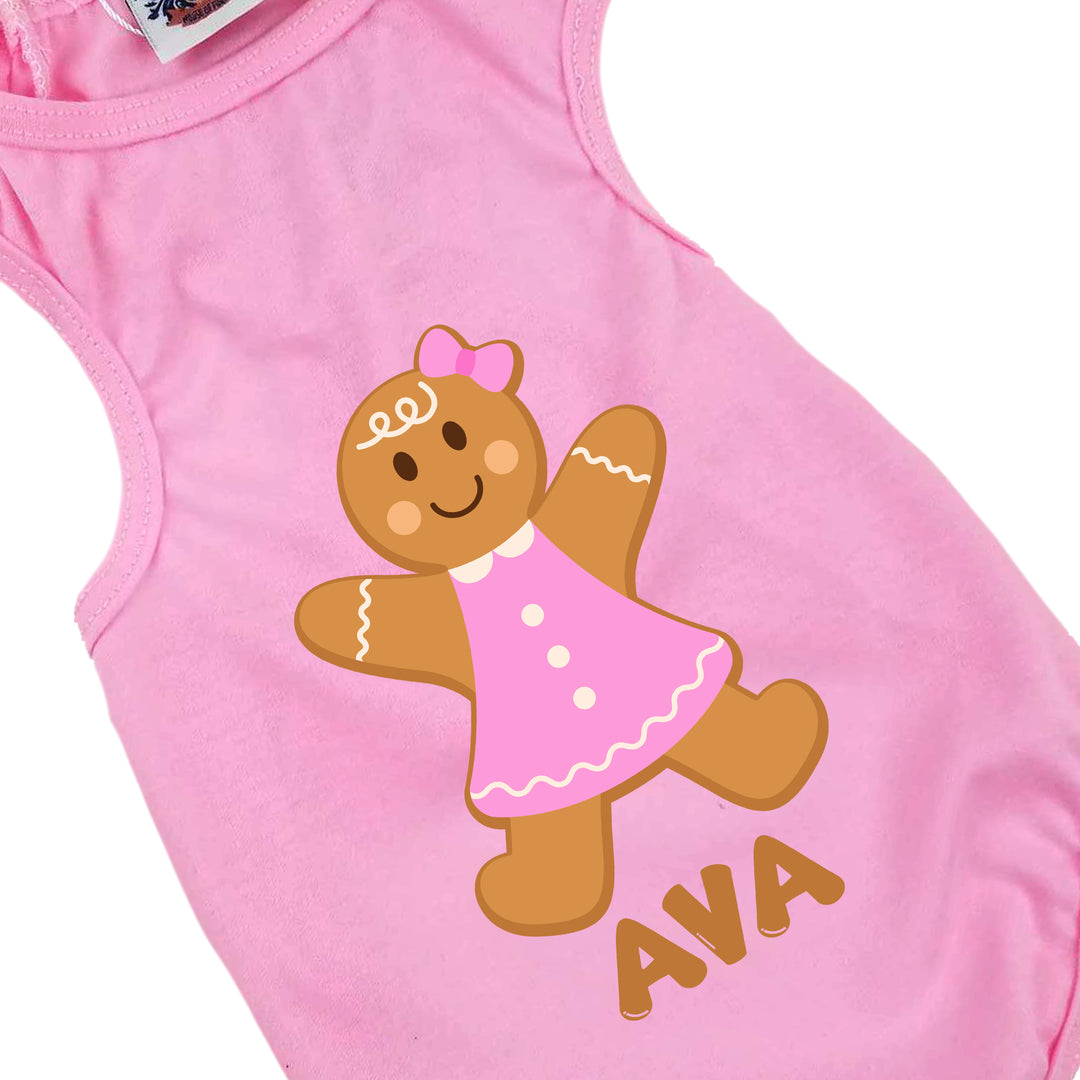 Holiday Dog Shirt | Gingerbread Girl
