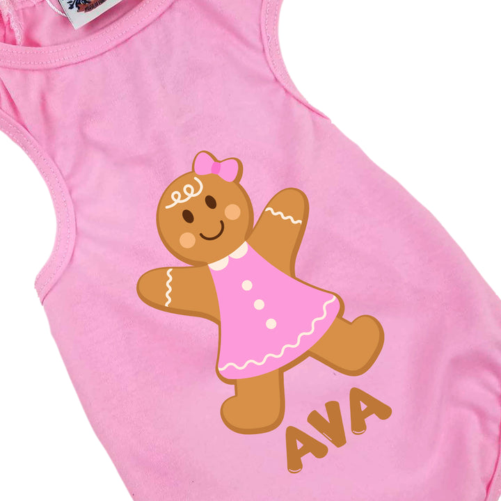 Holiday Dog Shirt | Gingerbread Girl
