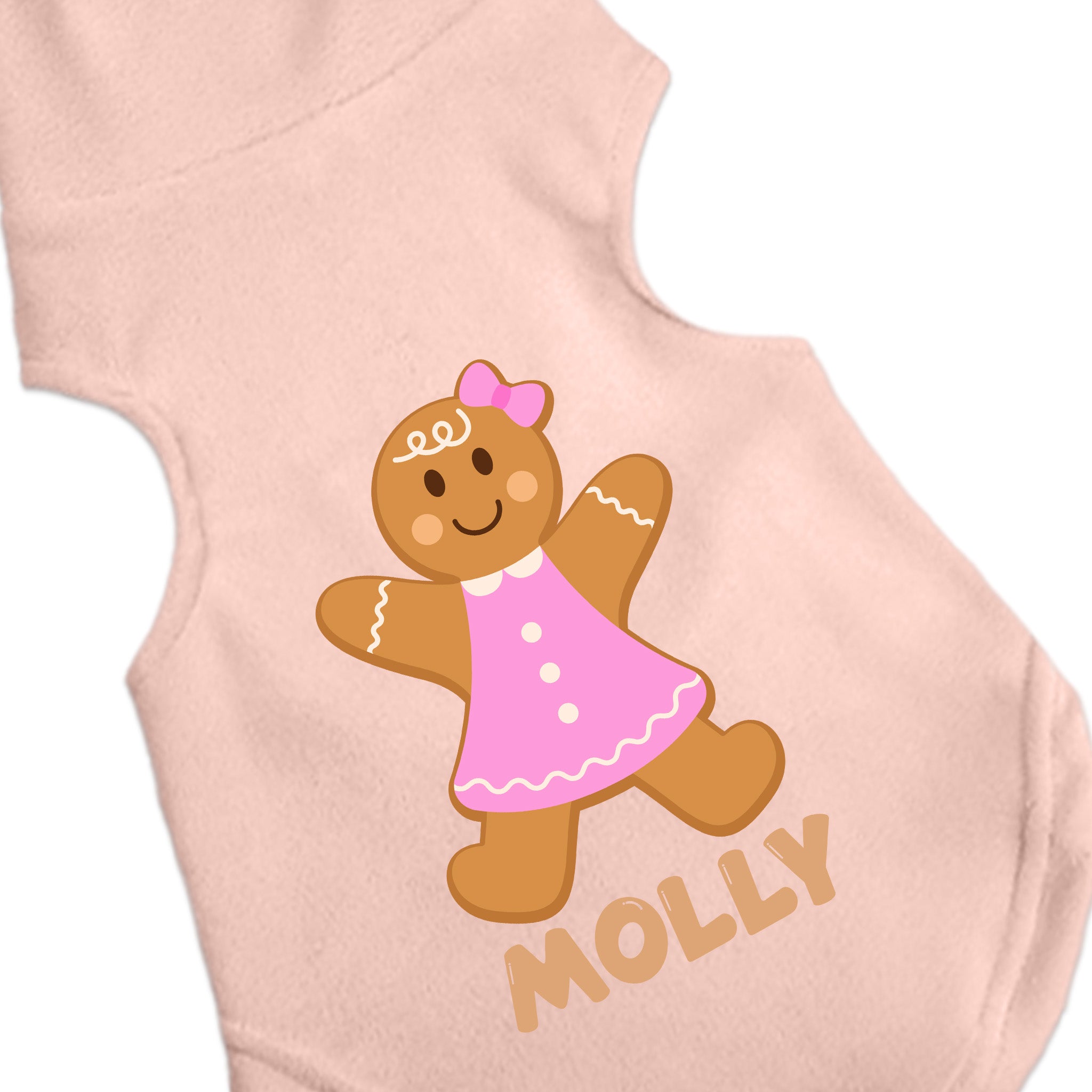 Gingerbread Girl Personalized Fleece