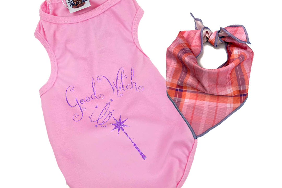 Halloween Dog Bandana Costume | Good Witch