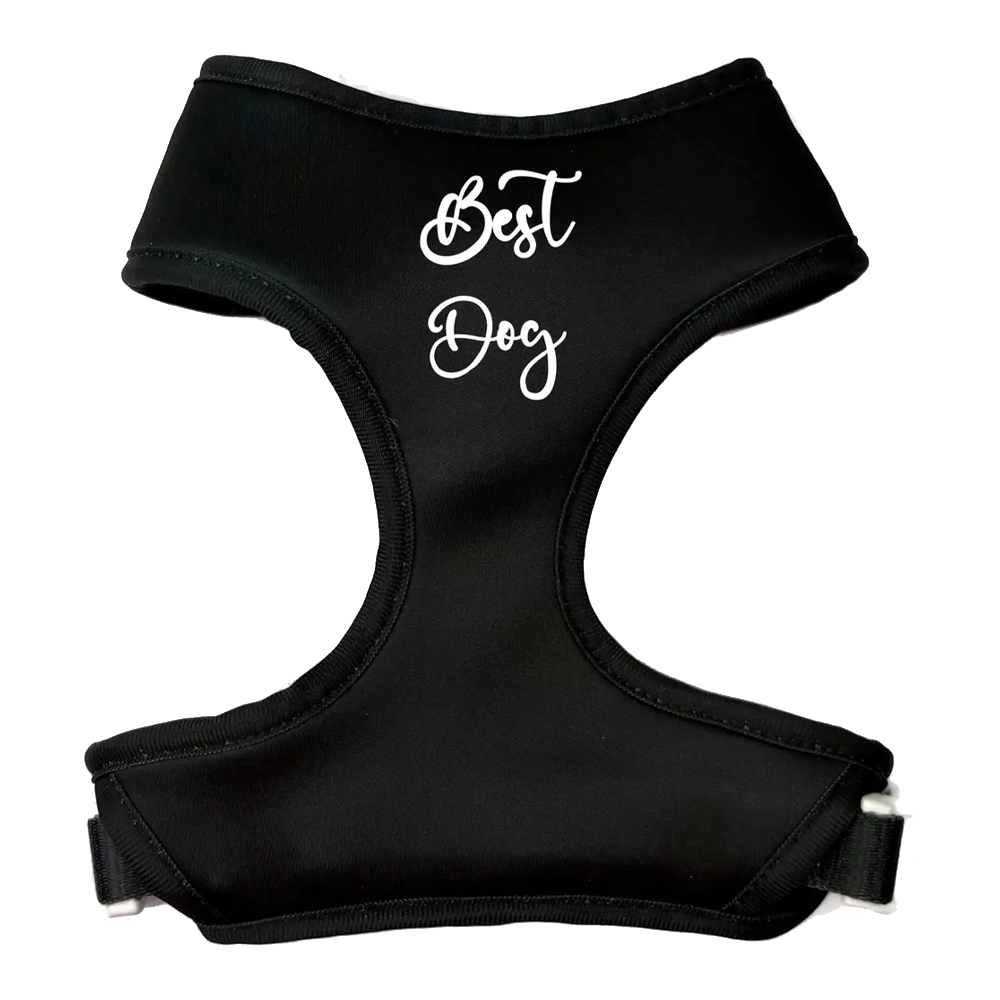 Best Dog Black Satin Harness