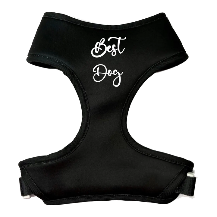 Best Dog Black Satin Harness