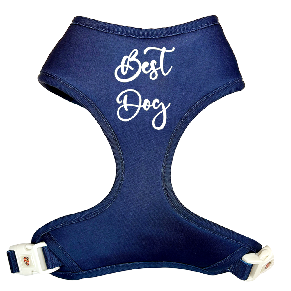 Best Dog Navy Satin Harness