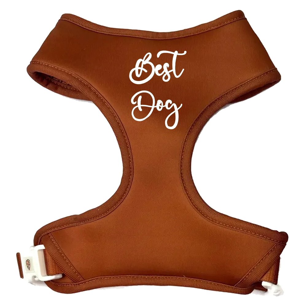 Best Dog Terracotta Satin Harness