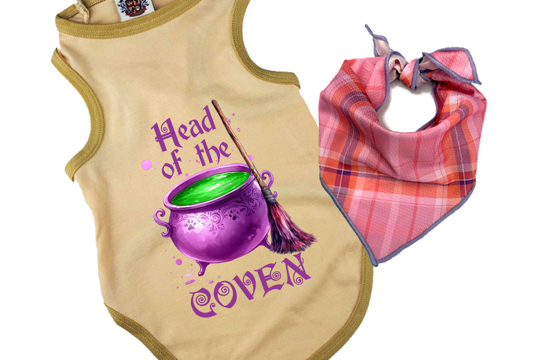 Halloween Dog Bandana Costume | Head Of The Coven