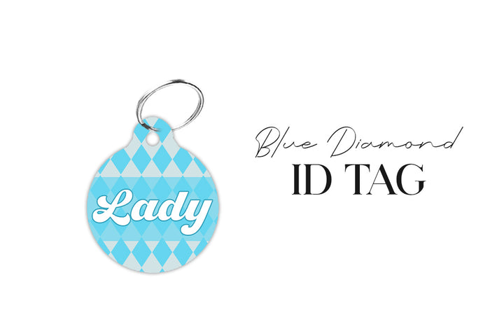 5 Piece Personalized Blue Diamond Puppy Bundle