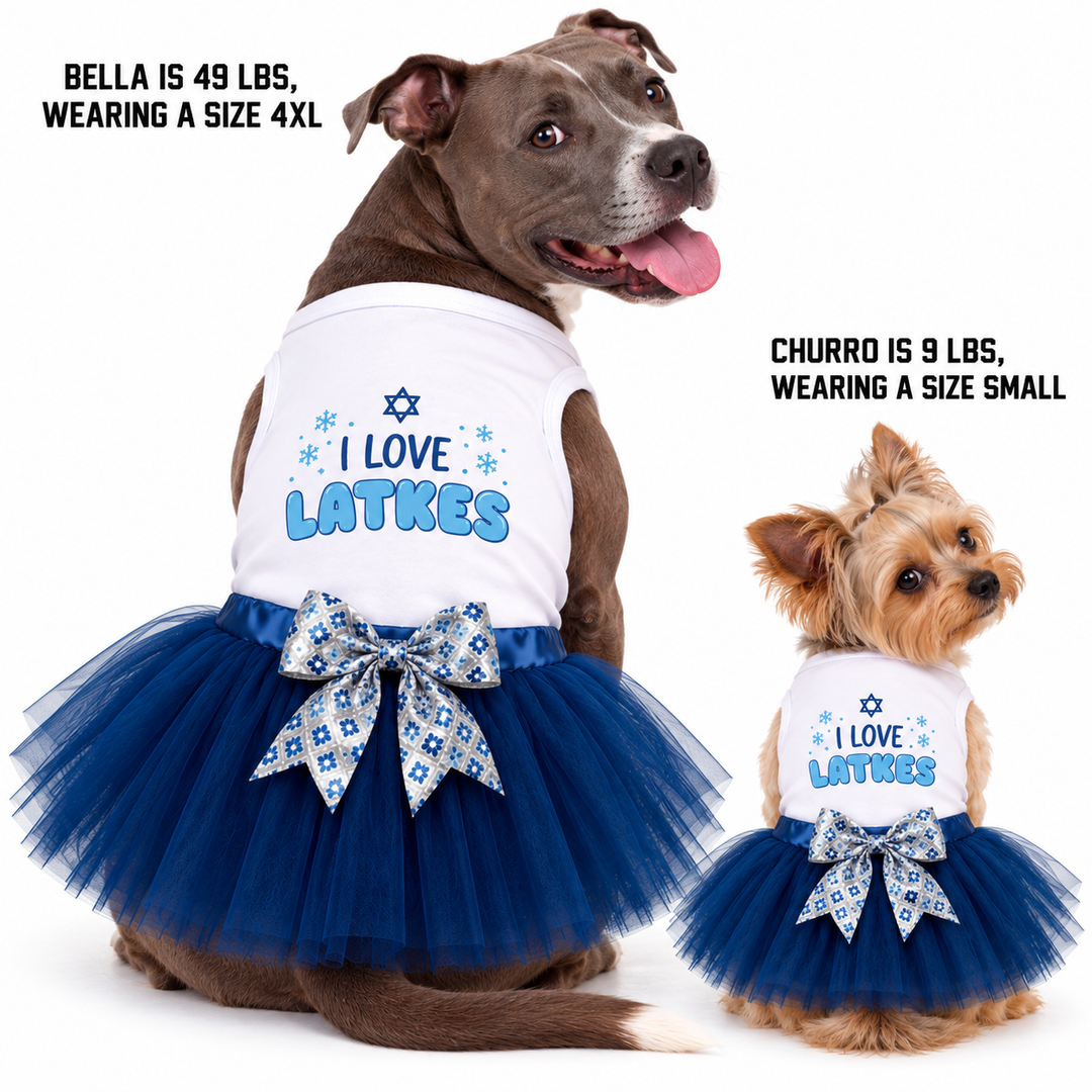 I Love Latkes Hanukkah Pet Outfit