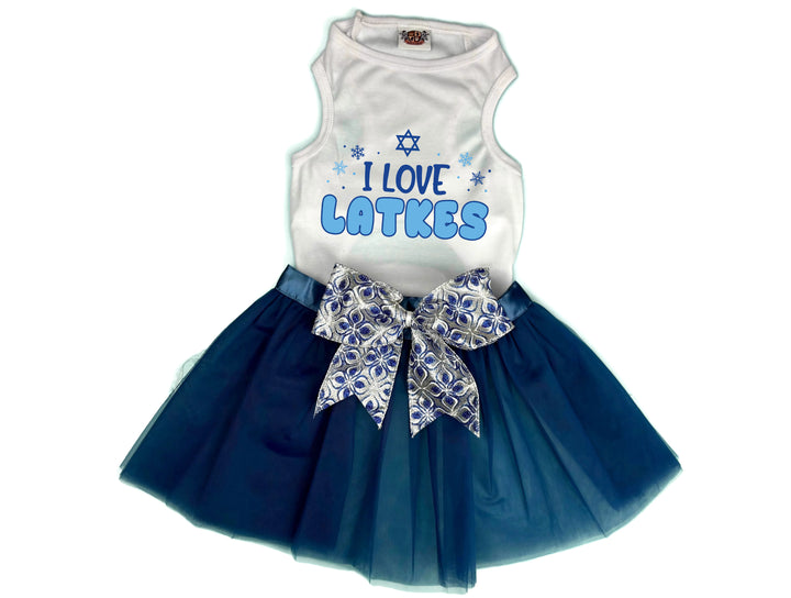 I Love Latkes Hanukkah Pet Outfit