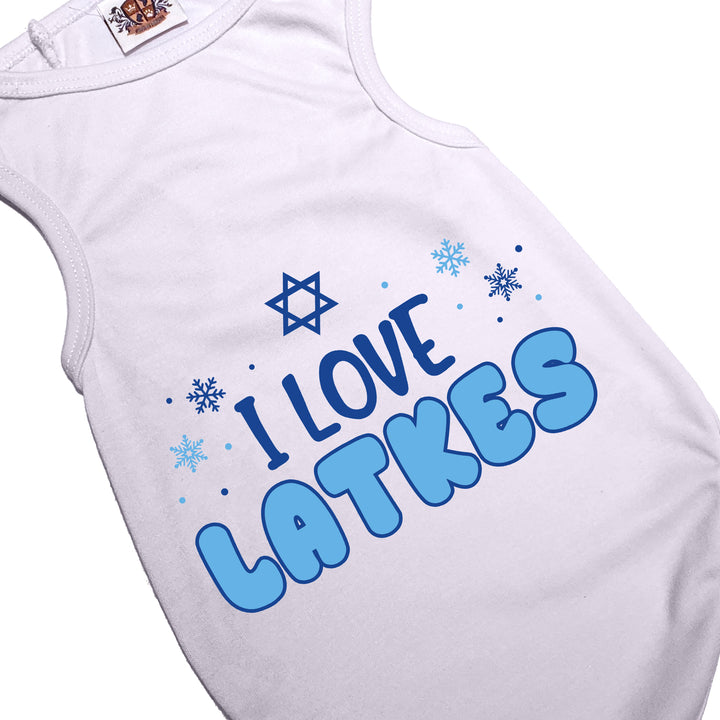 I Love Latkes Hanukkah Pet Outfit