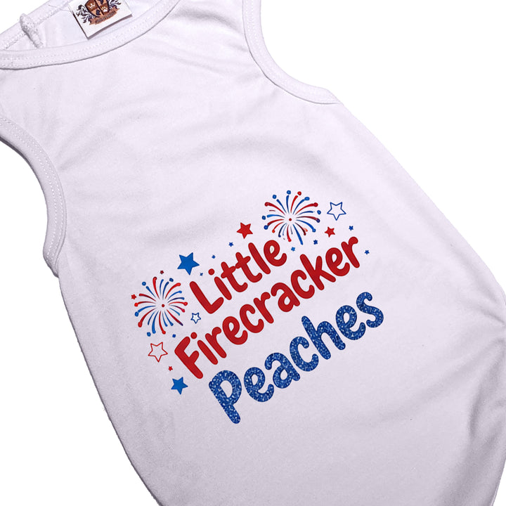 Personalized Little Firecracker Pet Outfit