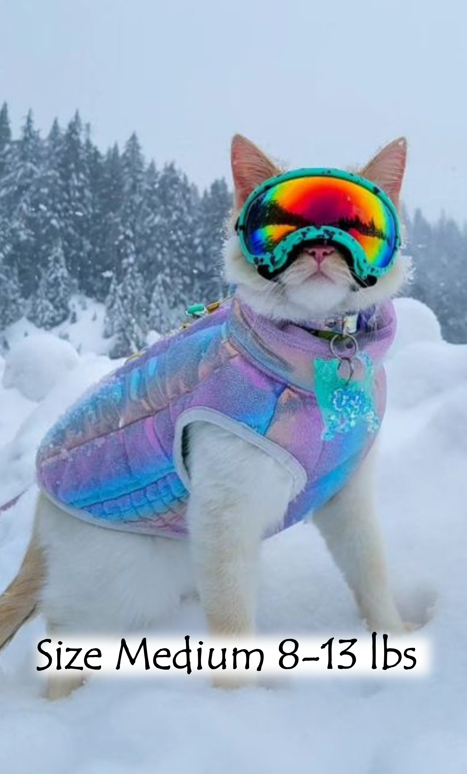 Reflective Step-in pet jacket