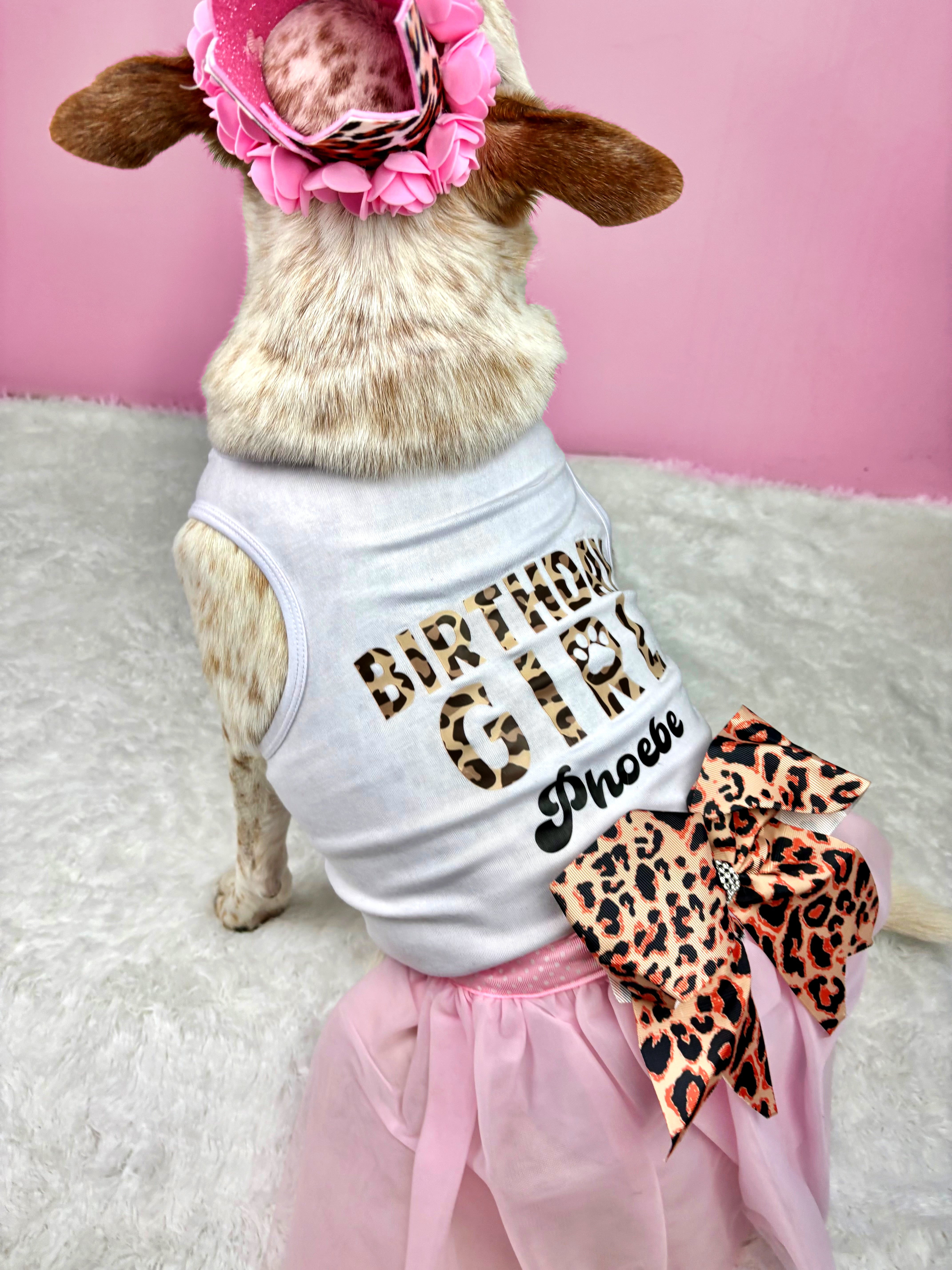 Personalized Birthday Girl Outfit | The Pink Cheetah