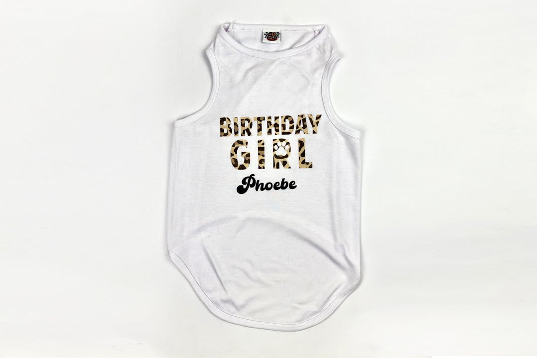 Personalized Birthday Girl Outfit | The Yellow Cheetah