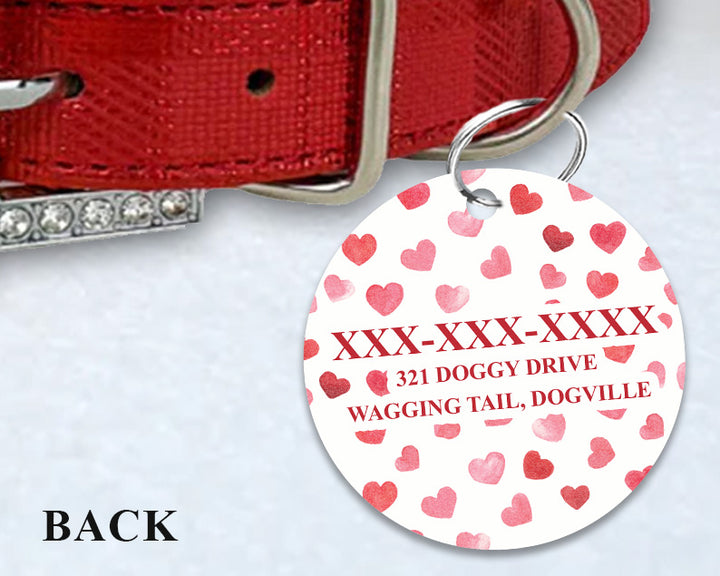 Pet ID Tag | Hearts Of Cupid