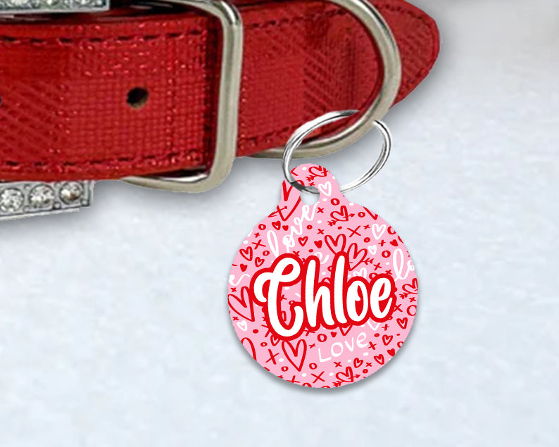 Pet ID Tag | XOXO Hearts