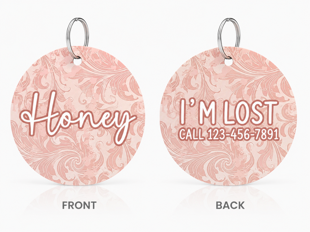 Latte Collar with Rose Gold -FREE ID Tag with set purchase!