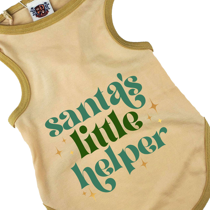 Holiday Dog Shirt | Santa's Little Helper