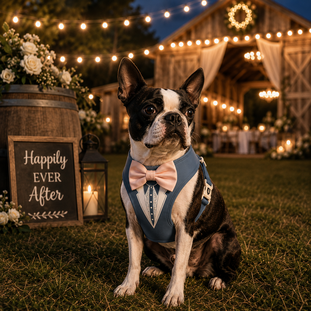 Groove Tuxedo Harness in Slate Blue