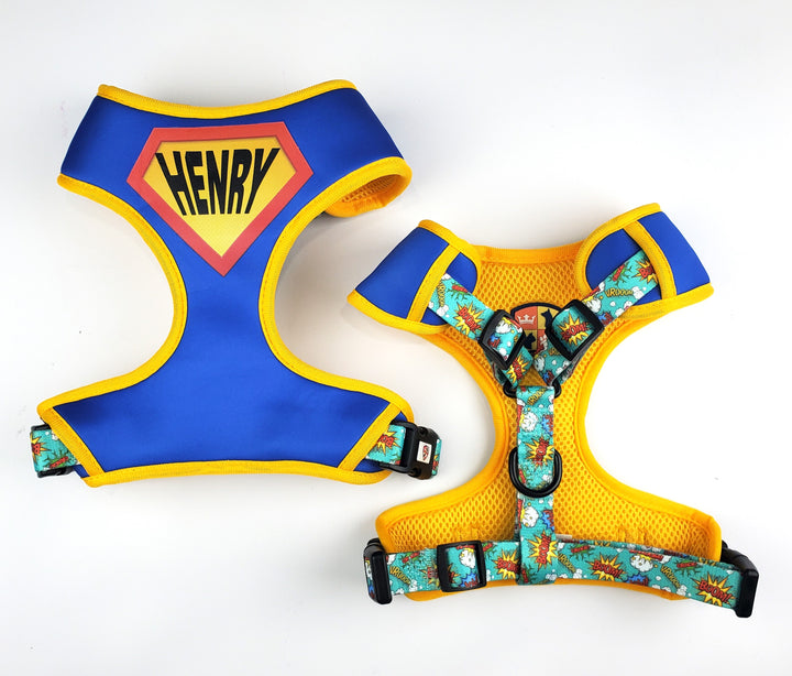Blue Superhero Harness