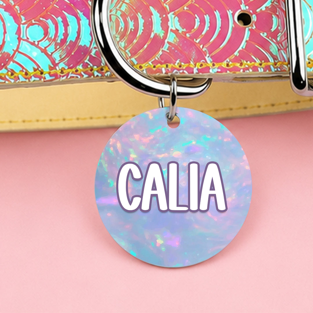 Fire Opal Personalized Pet Collar