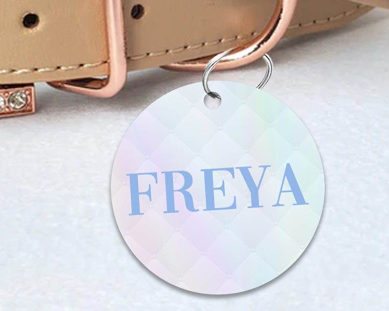 Pet ID Tag | The Periwinkle Quilted Couture