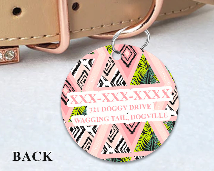 Pet ID Tag | Pink Wild Child