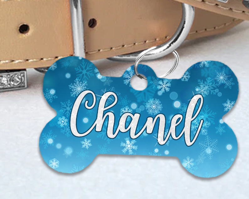 Pet ID Tag | The Glitter Snowfall