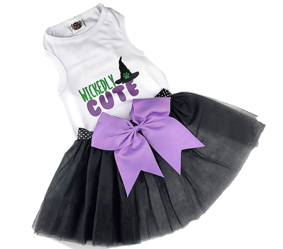 Halloween Dog Shirt | Wickedly Cute Witch Dog Costume