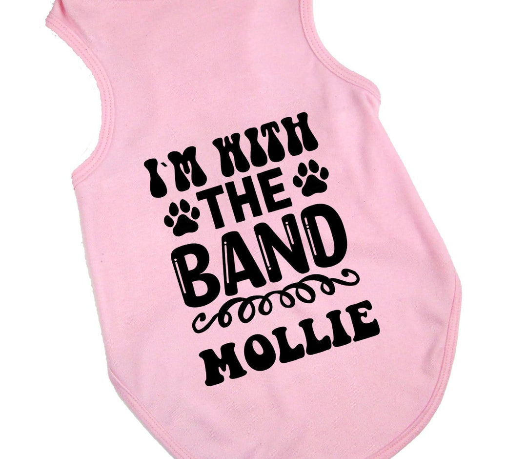 I'm With The Band Personalized Tee | 2 Color Choices
