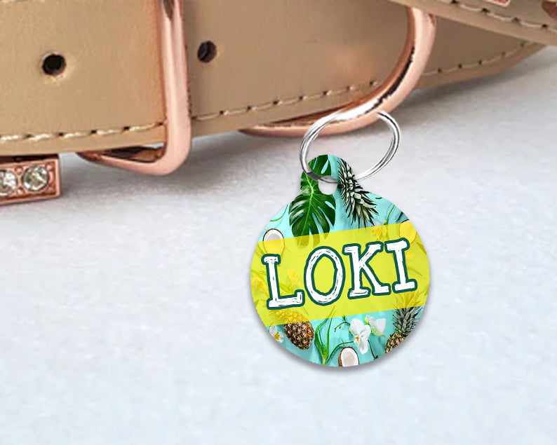 Pet ID Tag | Blue Coconut