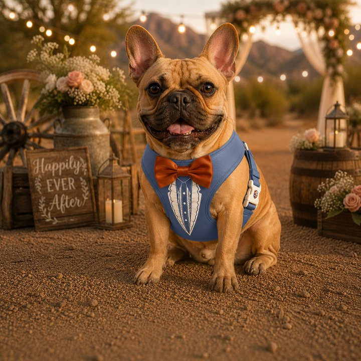 Groove Tuxedo Harness in Slate Blue