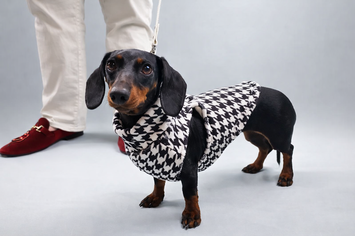Snuggly Fleece | Classic Houndstooth