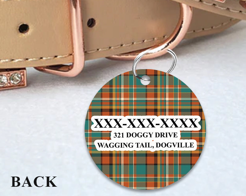 Pet ID Tag | Dapper Plaid